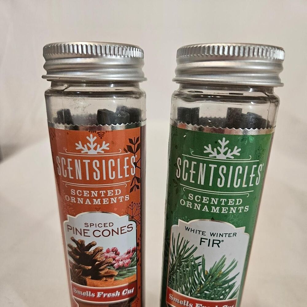 Brand New Scentsicles scented bundle of 6 qty fir & 6 qty Spiced Pine Cone